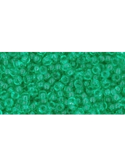 TOHO Transparent Beach Glass Green 11/0 10g.