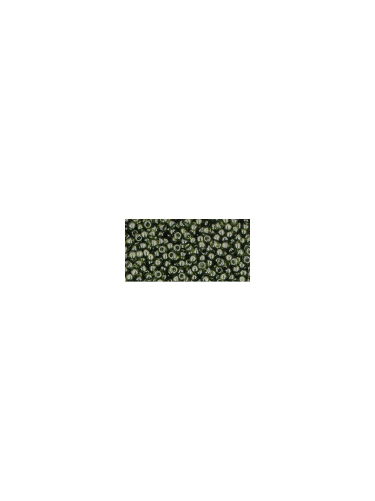 TOHO Transparent Olivine 11/0 10g.