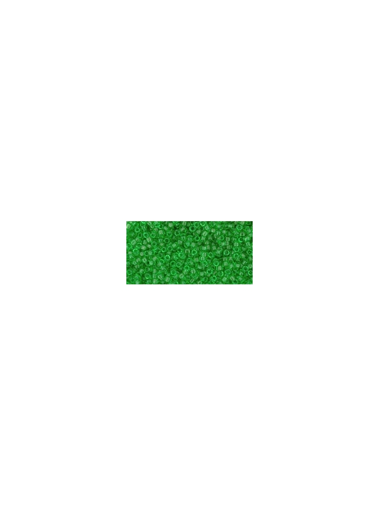 TR-15-7 TOHO Skaidrus, žalias (Transparent Peridot) 15/0 5g