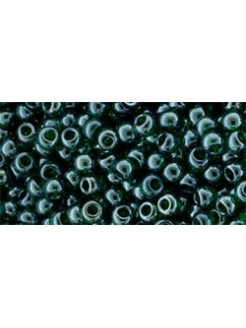 TOHO Trans-Lustered Green Emerald 11/0, 10g.