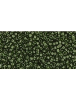 TR-15-940 TOHO biseris skaidrus, tams.žalias (Transparent Olivine) 15/0 5g