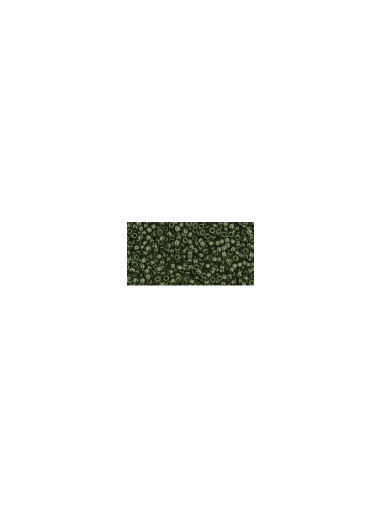 TR-15-940 TOHO biseris skaidrus, tams.žalias (Transparent Olivine) 15/0 5g