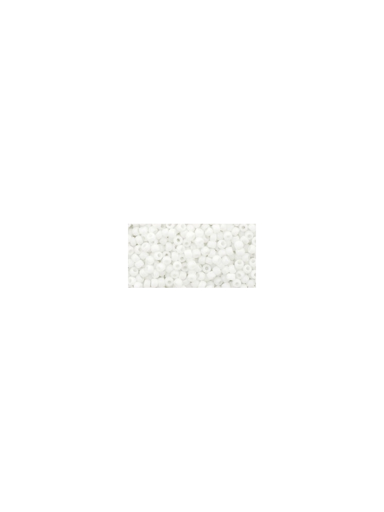 TOHO Matte-Color Opaque White 11/0, 10g.