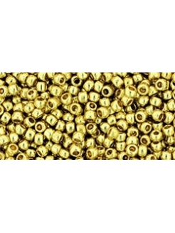 TOHO Permanent Finish - Galvanized Yellow Gold 11/0, 10g.