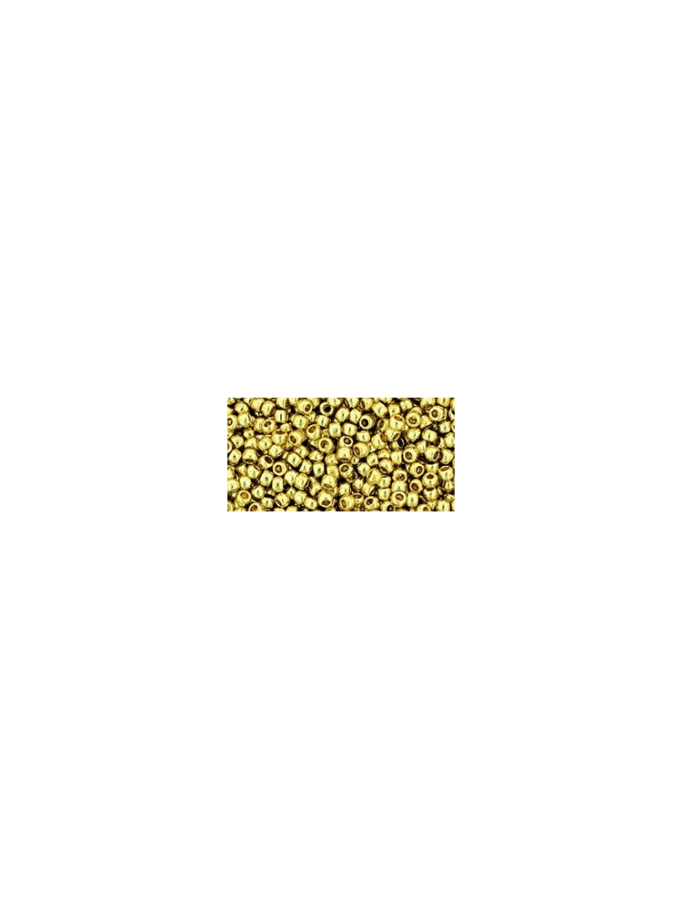 TOHO Permanent Finish - Galvanized Yellow Gold 11/0, 10g.