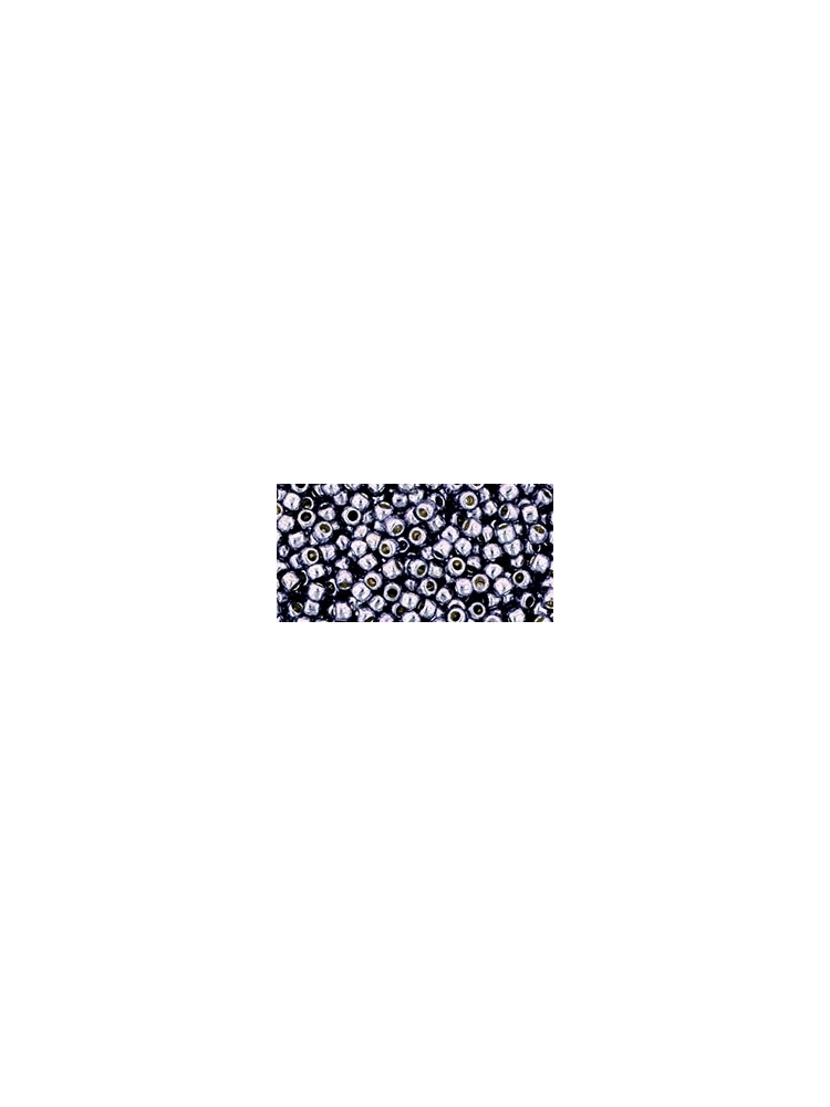 TOHO Permanent Finish - Galvanized Gunmetal Gray 11/0, 10g. TOHO Permanent Finish - Galvanized Gunmetal Gray 11/0, 10g.