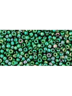 TOHO Gold-Lustered Emerald 11/0, 10g,