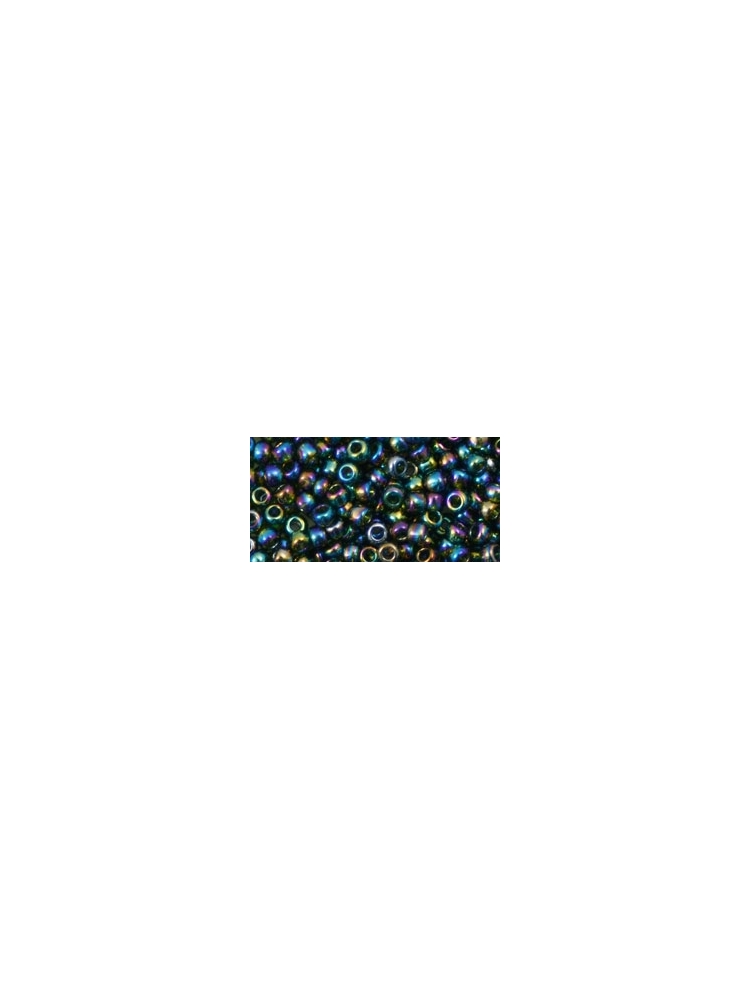 TOHO Trans-Rainbow Olivine, 8/0, 10g