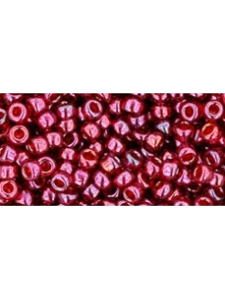 TOHO Gold-Lustered Raspberry 8/0, 10g.