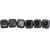 Tile Hematite 6mm (40pcs)