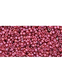 TOHO Gold-Lustered Raspberry 15/0, 5g.