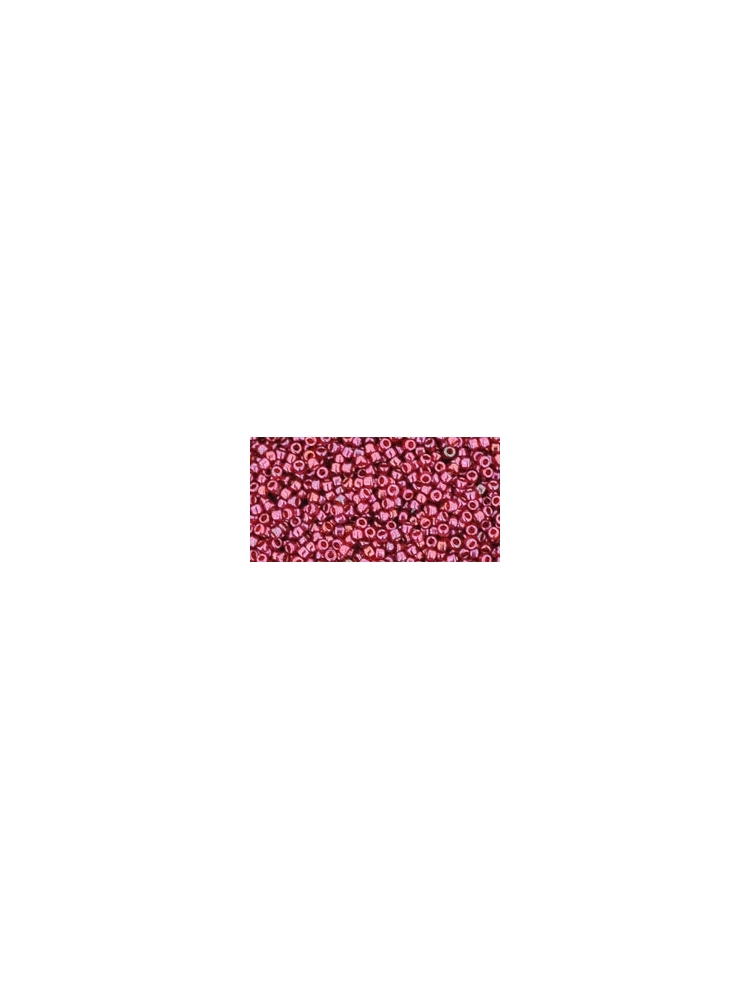 TOHO Gold-Lustered Raspberry 15/0, 5g.