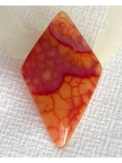 Dragon Veins Agate Pendant Bead