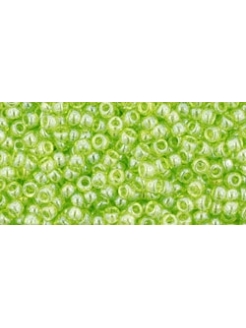 TOHO Trans-Lustered Lime Green 11/0 10g.