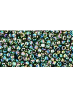 TOHO Trans-Rainbow Olivine,11/0, 10g.