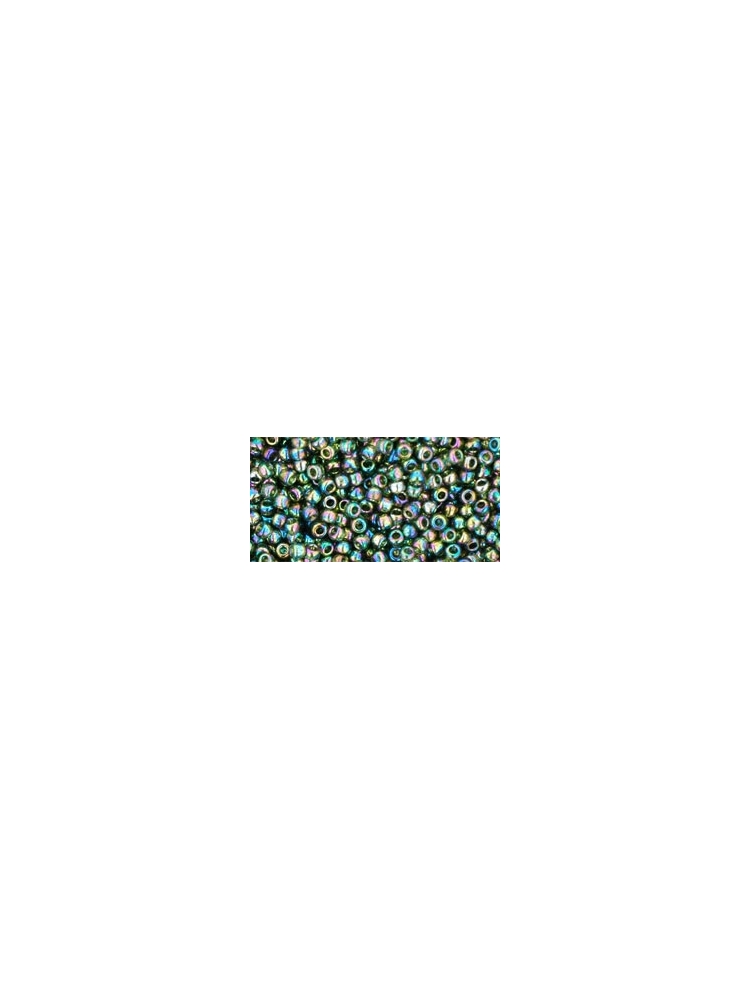 TOHO Trans-Rainbow Olivine,11/0, 10g.