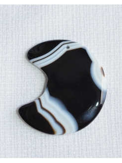 Onyx Agate Pendant Bead 