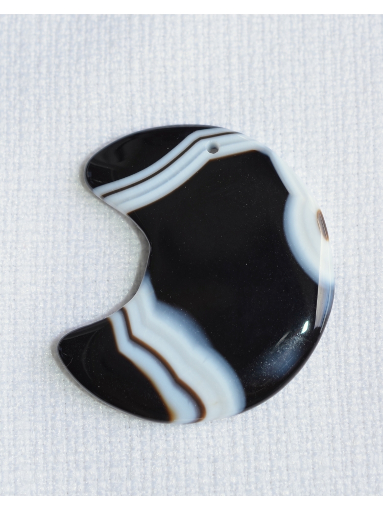 Onyx Agate Pendant Bead Onyx Agate Pendant Bead