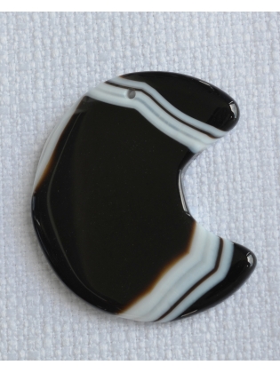 Onyx Agate Pendant Bead 