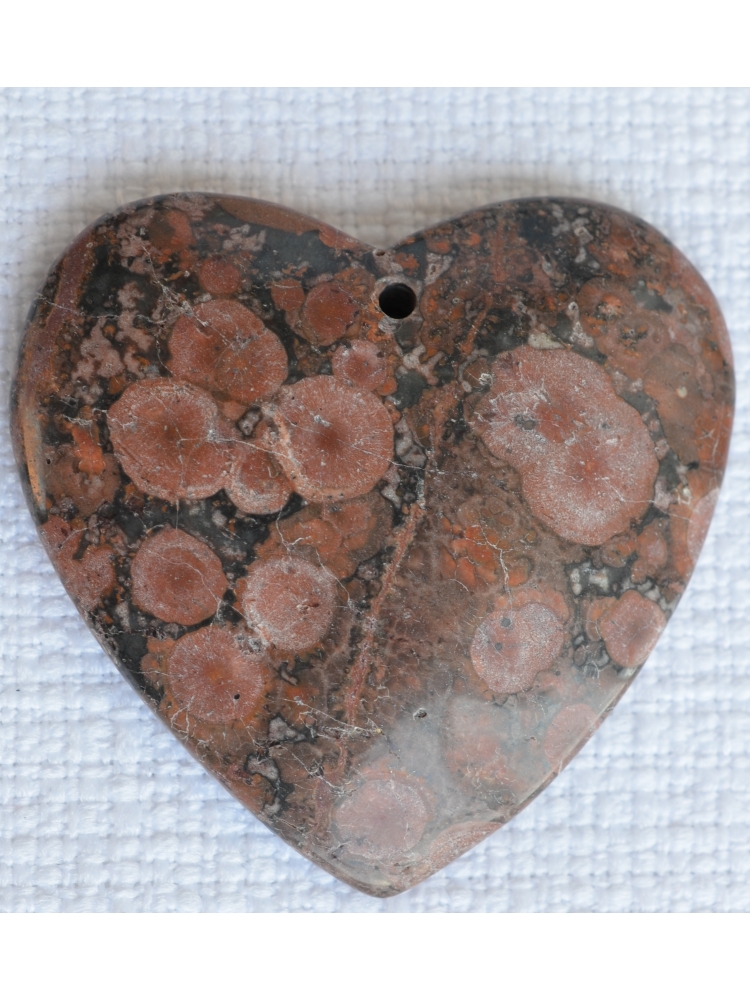 Leopard Skin Jasper Pendant Bead