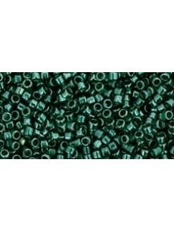 TOHO Treasure Trans-Lustered Green Emerald 11/0 5g.