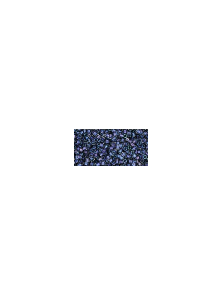 TOHO Treasure Crystal/Metallic Purple Lined 11/0 5g.