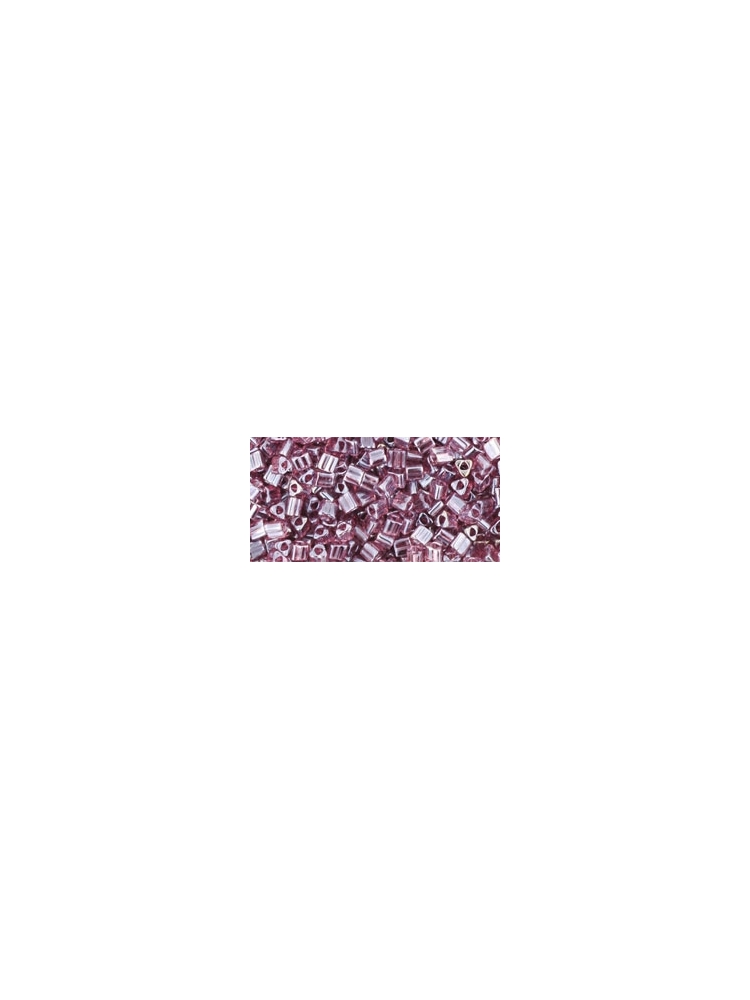 TOHO Triangle 11/0 Transparent-Lustered Med Amethyst 10g TOHO Triangle 11/0 Transparent-Lustered Med Amethyst 10g