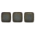 Tile bead 6mm, Matte - Iris - Brown, 40pcs.