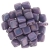 Tile bead 6mm, Luster - Metallic Amethyst, 40pcs.