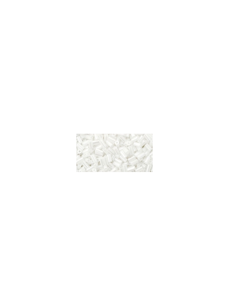 TOHO Bugle (3mm) Opaque-Lustered White 10g