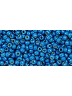 TOHO Permafinish - Matte Galvanized Caribbean Blue 11/0, 10g