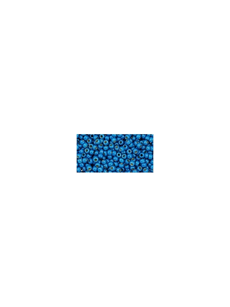 TOHO Permafinish - Matte Galvanized Caribbean Blue 11/0, 10g