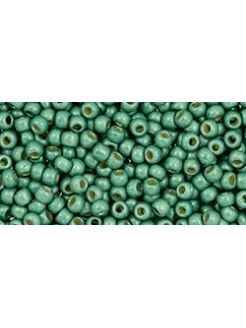 TOHO  Permafinish - Matte Galvanized Jade Green 11/0, 10g