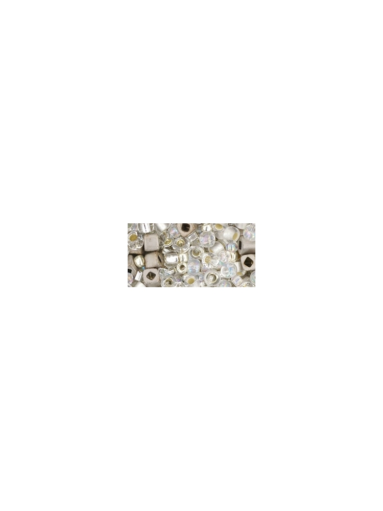 TOHO Junpaku- Crystal/Silver Mix TOHO Junpaku- Crystal/Silver Mix