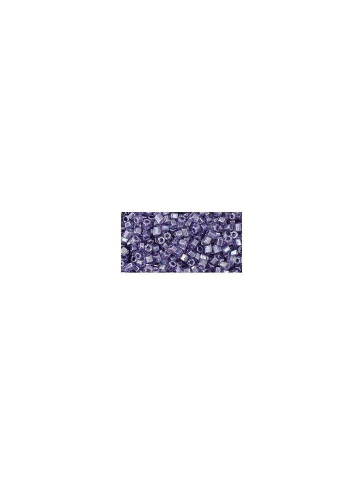 TOHO Hex Transparent-Lustered Sugar Plum 11/0, 10g.