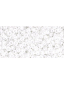 TOHO Opaque-Lustered White 11/0 10g.