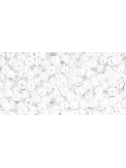 TOHO Opaque-Lustered White 11/0 10g.