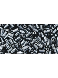 TOHO Bugle (3mm.) Metallic Hematite 10g.