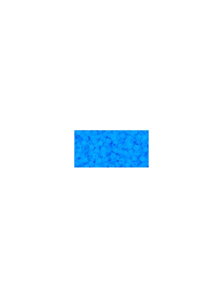 TOHO Transparent-Frosted Med Aquamarine 11/0, 10g.