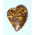 Gold Copper Bornite Pendant Bead
