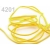 Sutažo juostelė 3mm, šviesiai geltonos sp.(Blazing Yellow) 1m