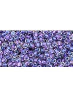 TOHO  Inside-Color Rainbow Crystal/Metallic Purple-Lined 11/0 10g..