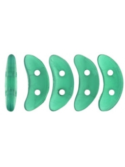 Crescent, Alabaster Malachite Green, 35pcs.