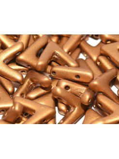 AVA BEAD 10 X 4 MM BRASS GOLD, 10vnt.