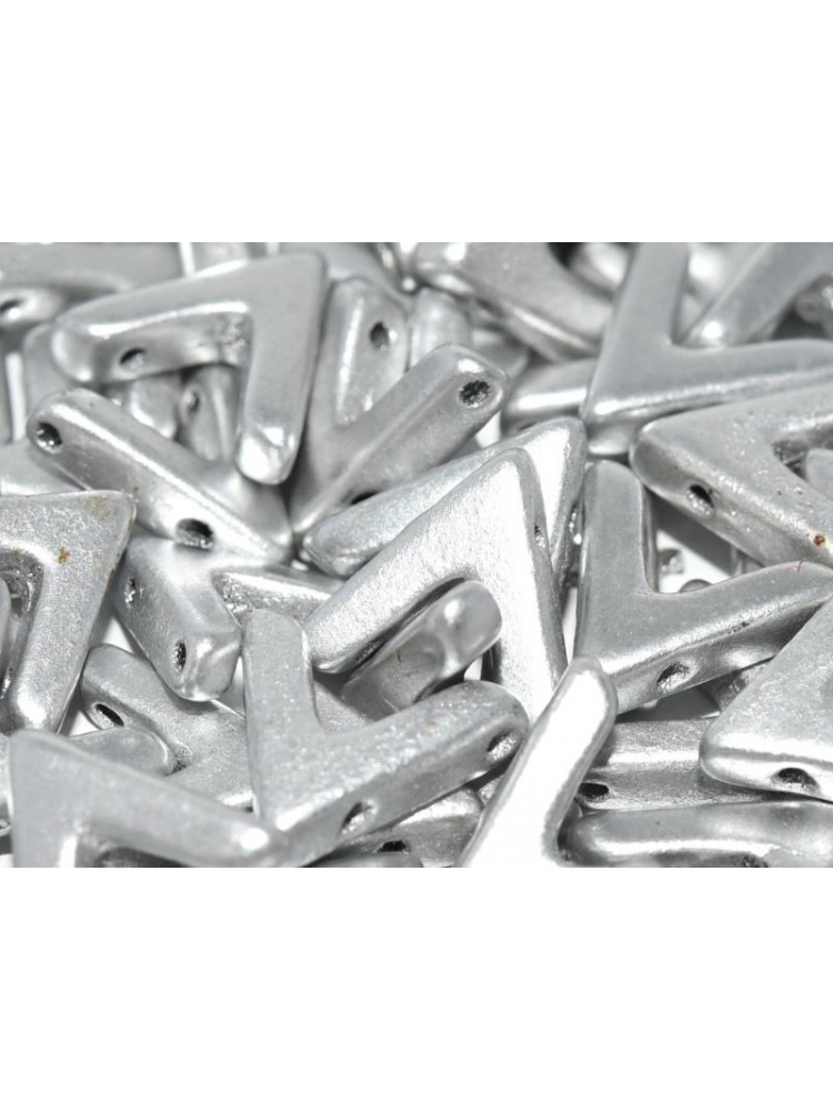 AVA BEAD 10 X 4 MM ALUMINIUM SILVER, 10vnt.