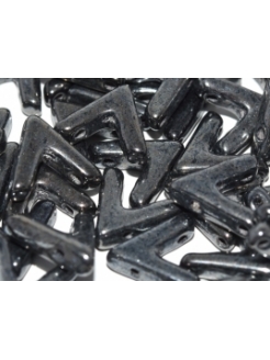 AVA BEAD 10 X 4 MM JET HEMATITE, 10vnt.