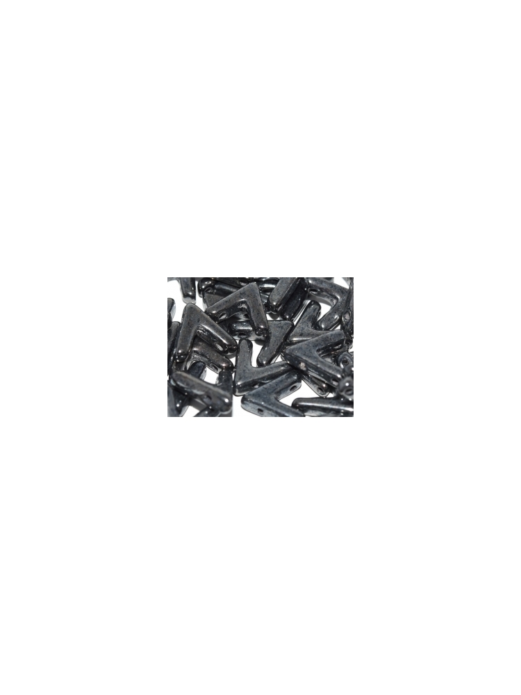 AVA BEAD 10 X 4 MM JET HEMATITE, 10vnt.