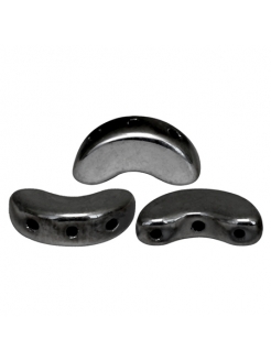 ARCOS® par Puca® 5x10mm. Jet Hematite, 20vnt.