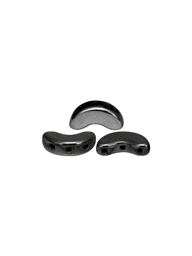 ARCOS® par Puca® 5x10mm. Jet Hematite, 20vnt.