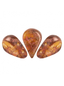 AMOS® par Puca® 5x8mm, Crystal Copper Spotted, 25vnt.